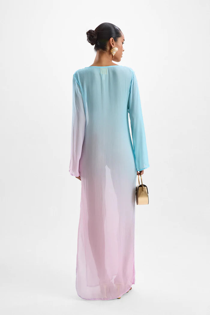 CIN CIN HOTLINE MOONSTONE MAXI DRESS GELATO SIZE 8