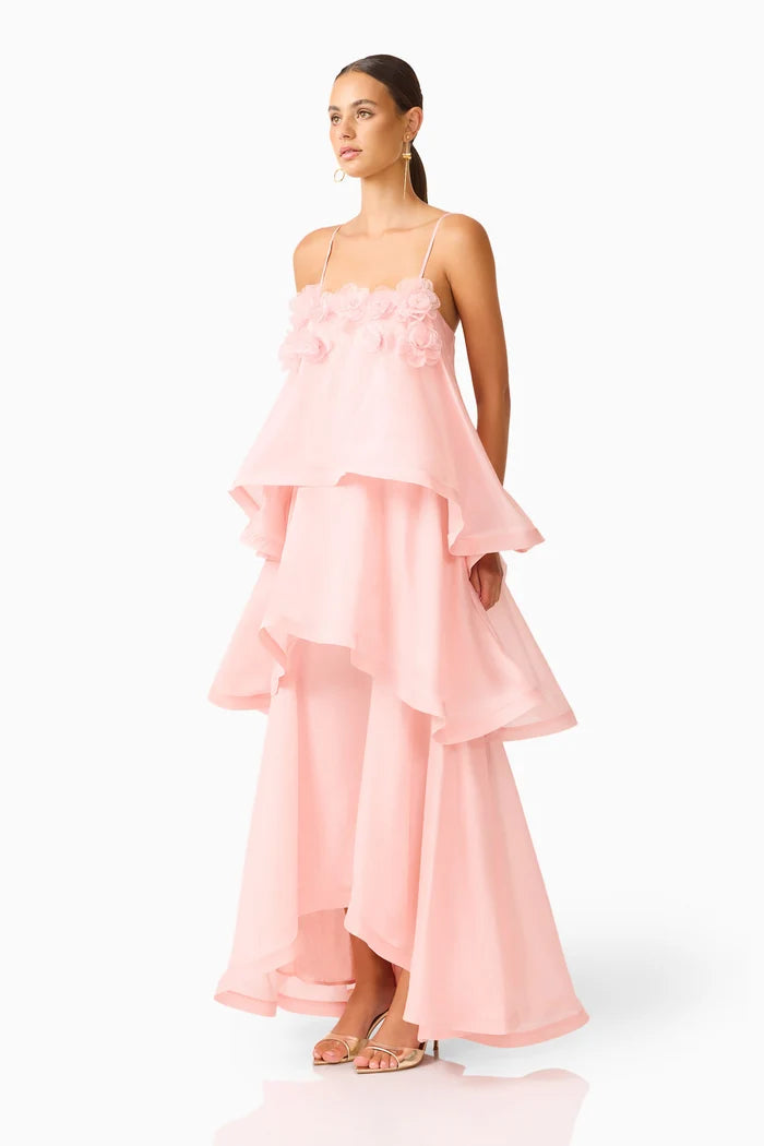 ELLIATT SWALLOWTAIL DAY TO NIGHT MAXI DRESS IN PINK SIZE 8, 10