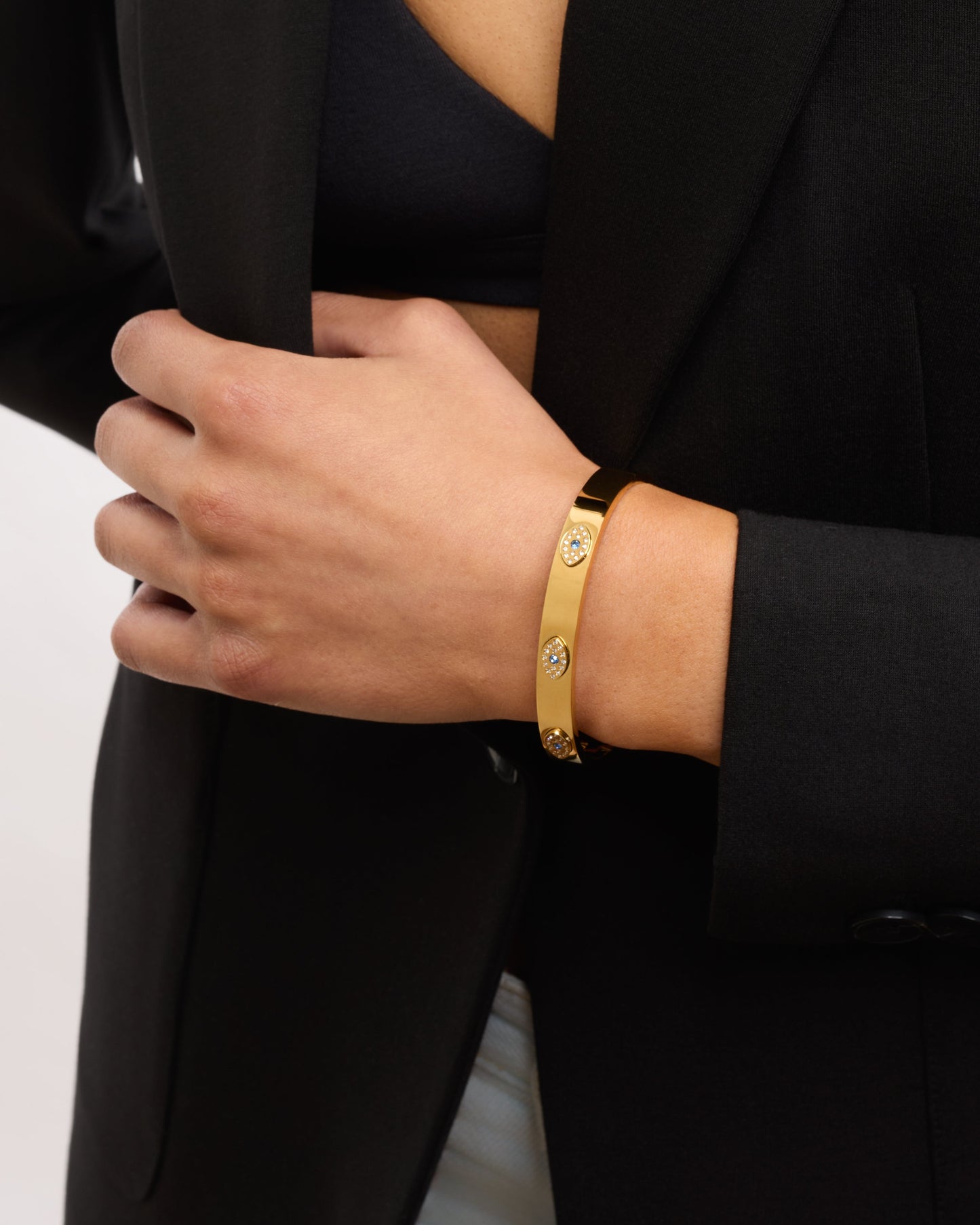 (BUY TO KEEP) ELISE EVIL EYE BANGLE