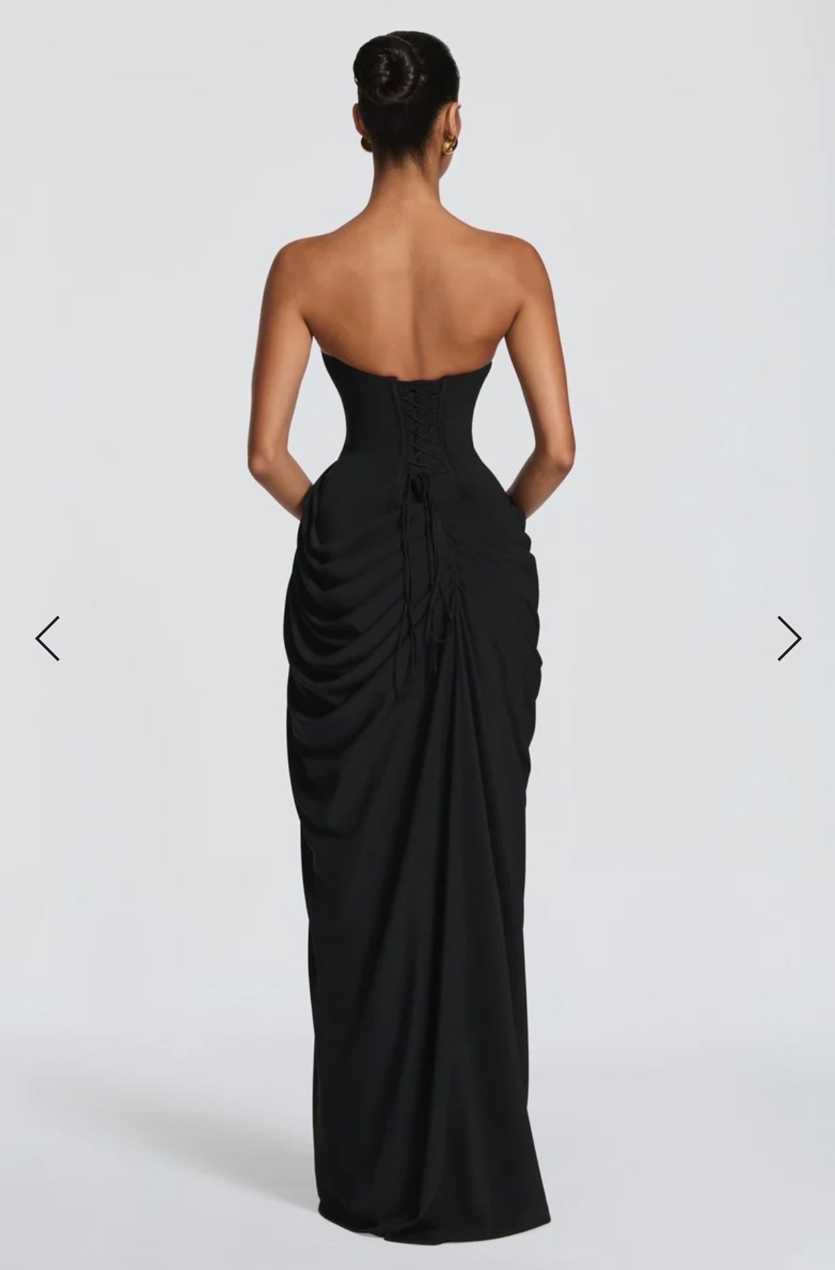 BABYBOO CYRA MAXI DRESS BLACK SIZE 8