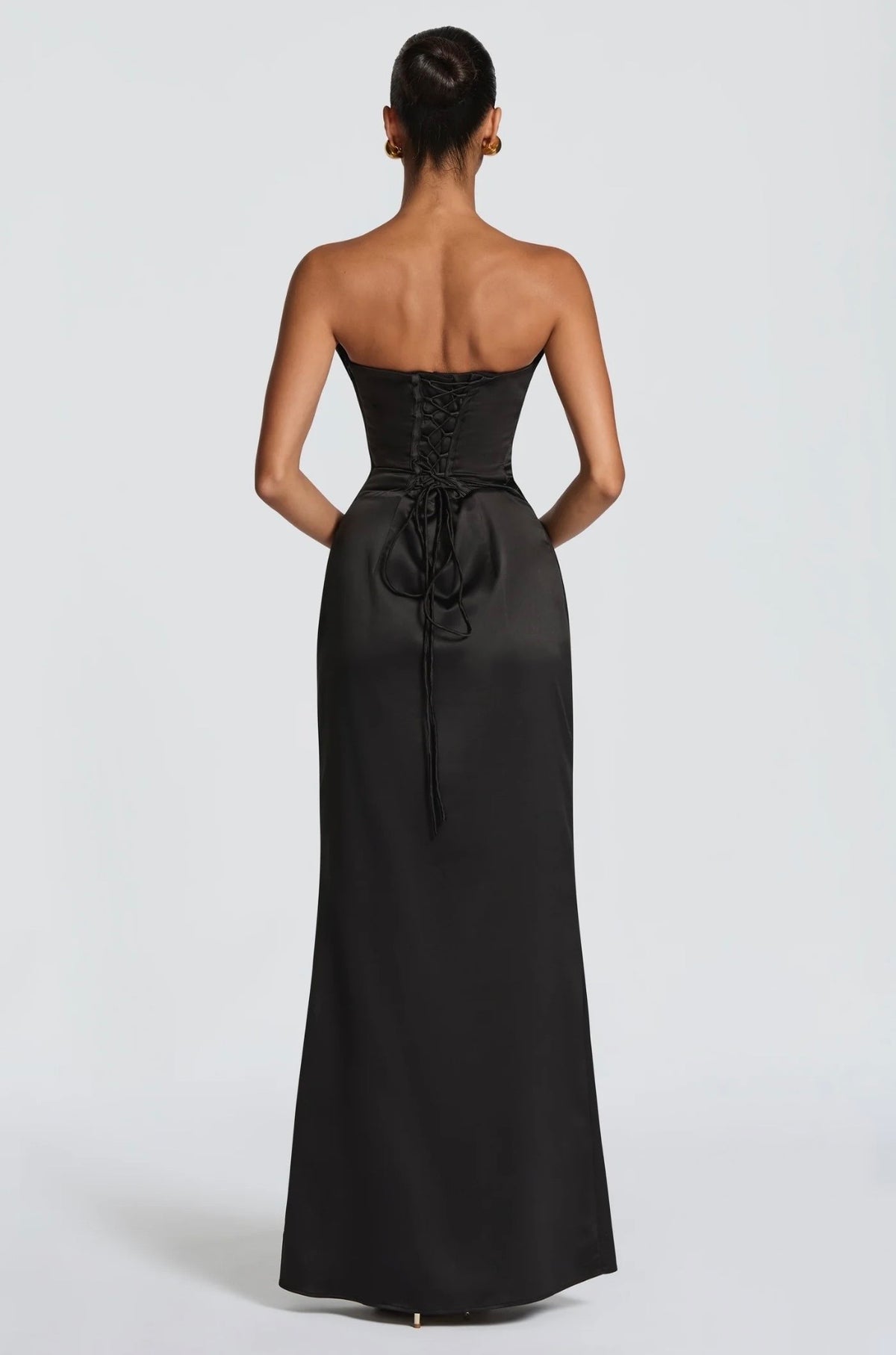 BABYBOO VESSA MAXI DRESS BLACK SIZE 8, 10
