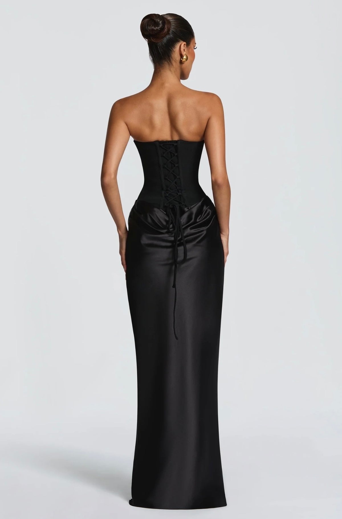 BABYBOO MAGGIE MAXI DRESS BLACK SIZE 6, 8