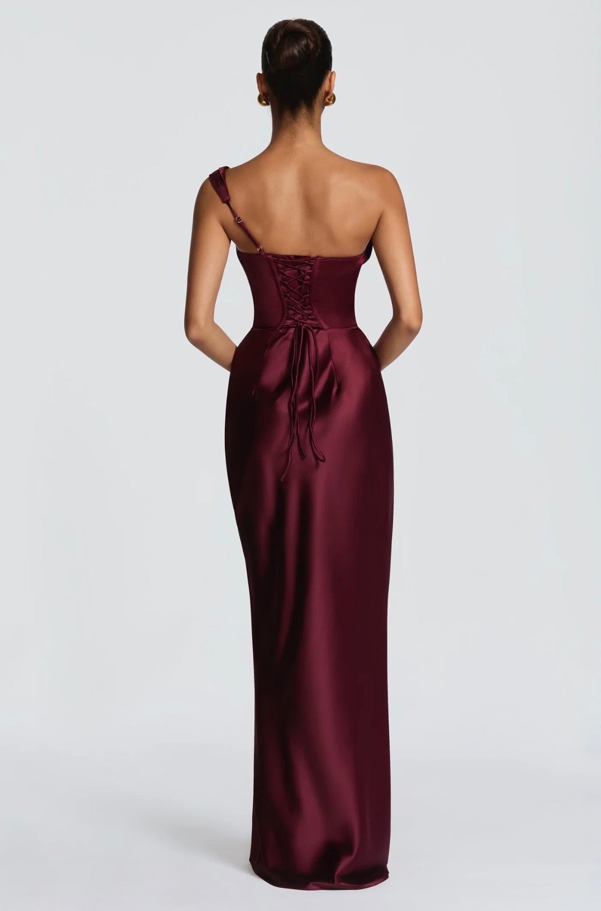 BABYBOO THALASSA MAXI DRESS CHERRY LACQUER SIZE 8