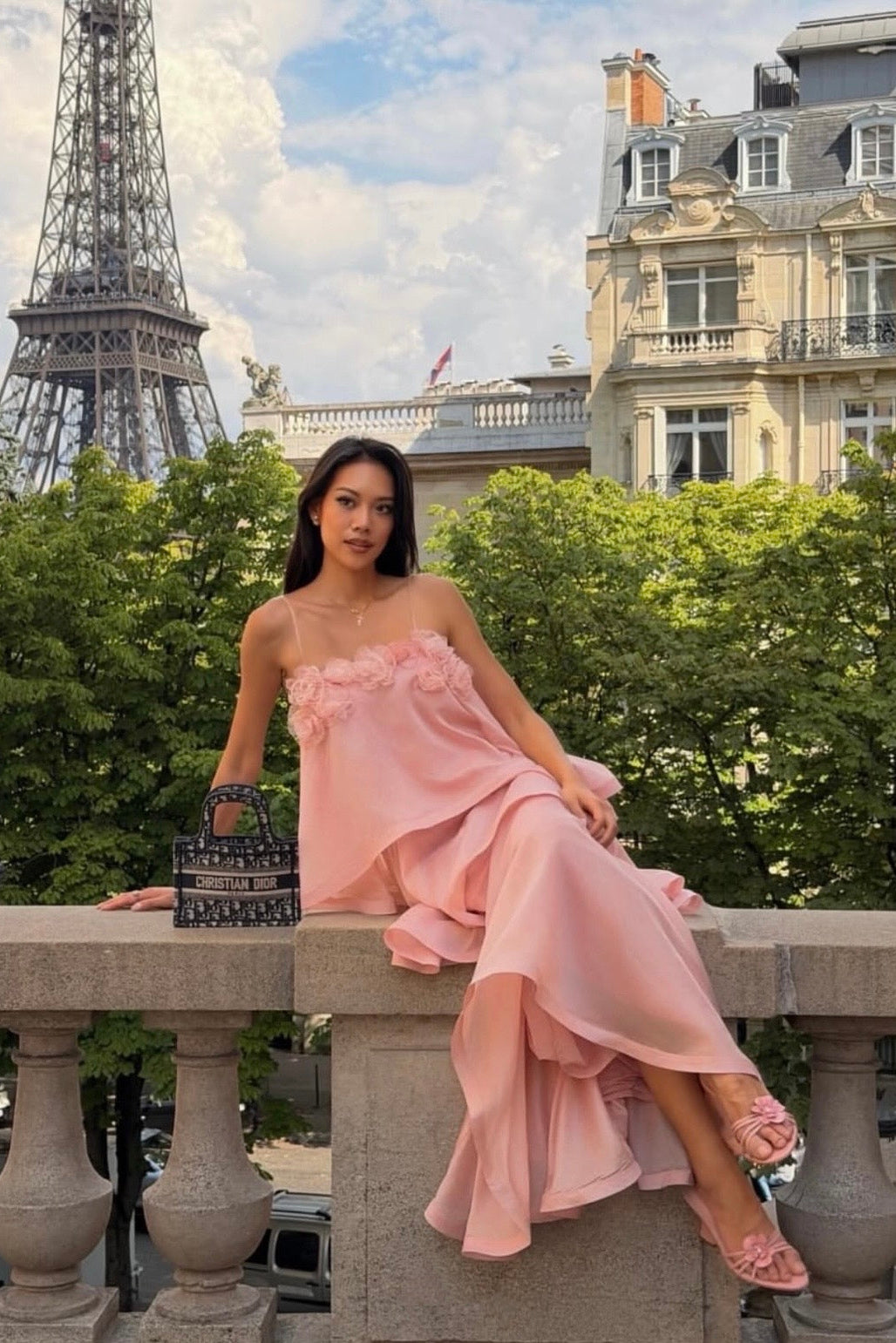 ELLIATT SWALLOWTAIL DAY TO NIGHT MAXI DRESS IN PINK SIZE 8, 10