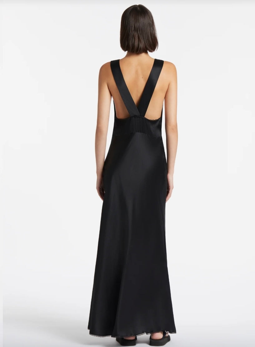 SIR THE LABEL ARIES CUT OUT GOWN IN BLACK SIZE 8