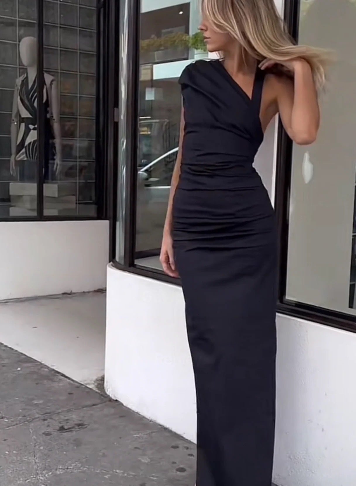 SIR THE LABEL GIACOMO GATHERED GOWN SIZE 6, 8, 10