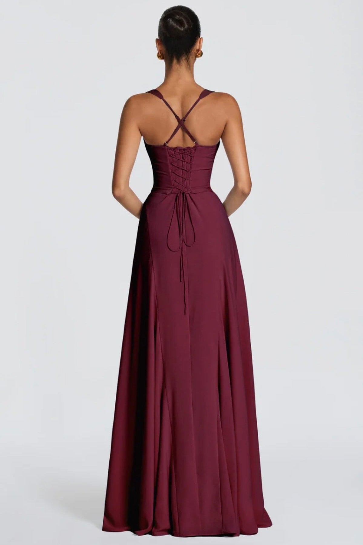 BABYBOO IRIE MAXI DRESS CHERRY LACQUER SIZE 10