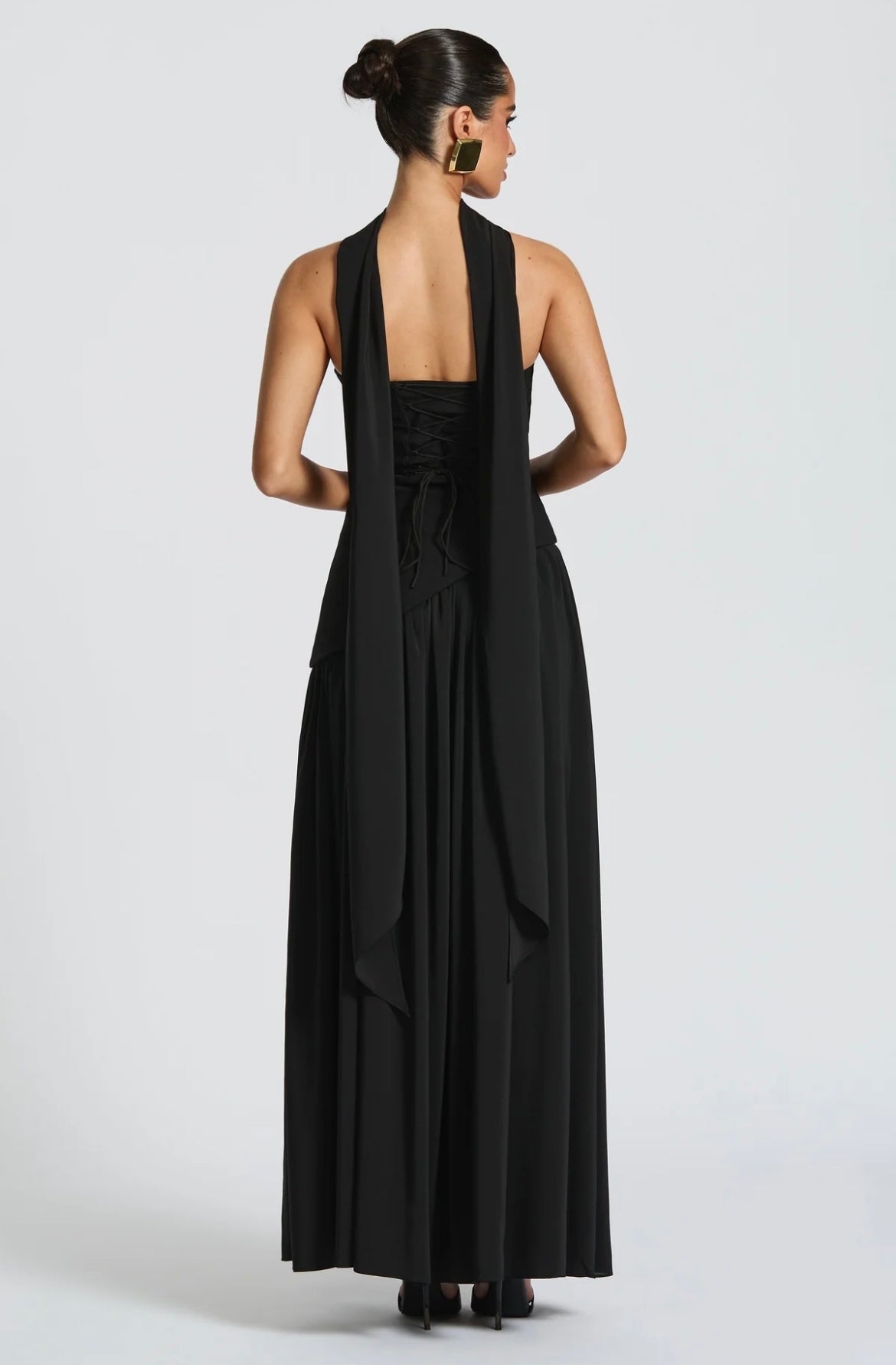 BABYBOO MALIYAH MAXI DRESS BLACK SIZE 8, 10 Curated Collection BABYBOO MALIYAH MAXI DRESS BLACK SIZE 8, 10 Curated Collection
