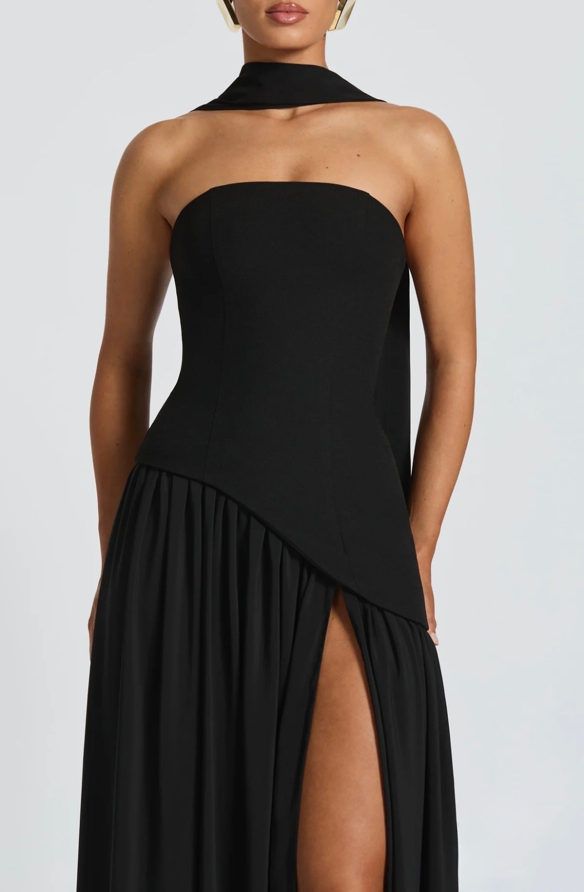 BABYBOO MALIYAH MAXI DRESS BLACK SIZE 8