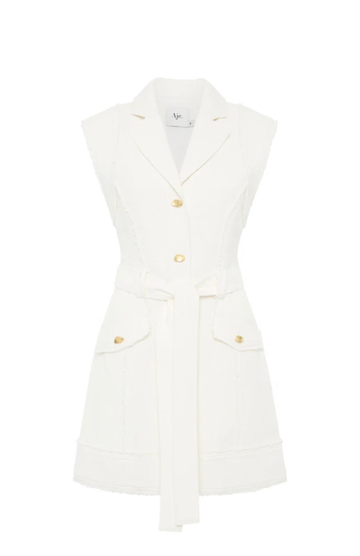 AJE ISABEL UTILITY MINI DRESS SIZE 10