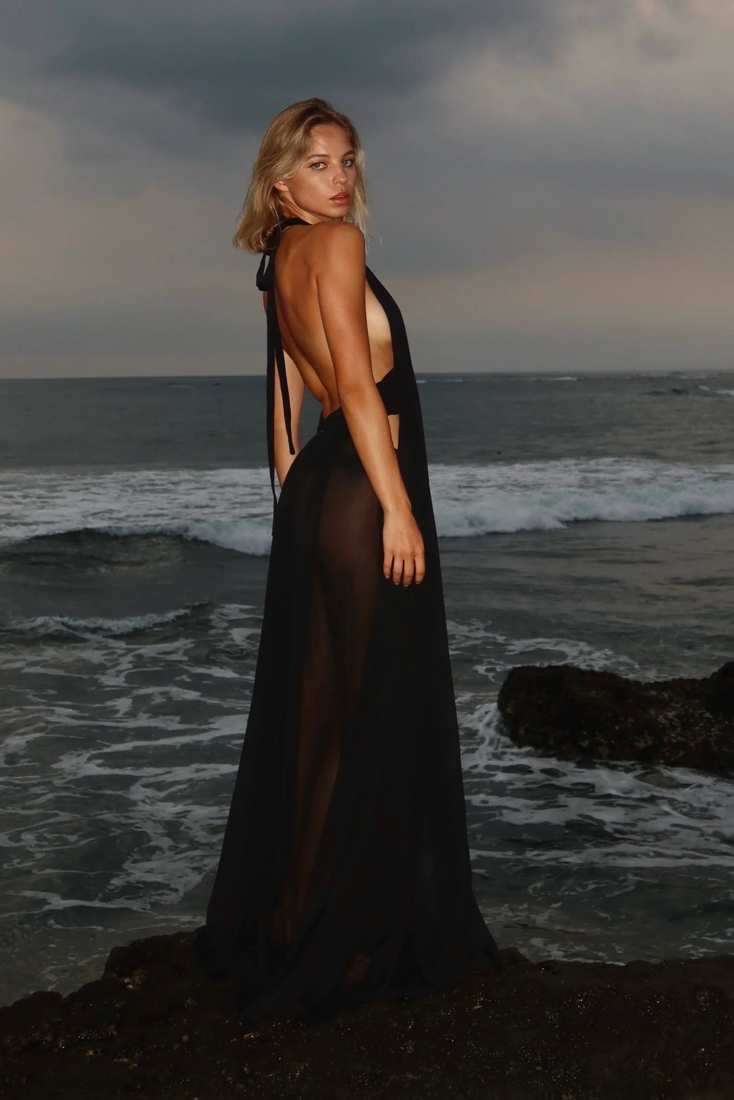 ARCINA ORI FLORENCE DRESS BLACK SIZE 8