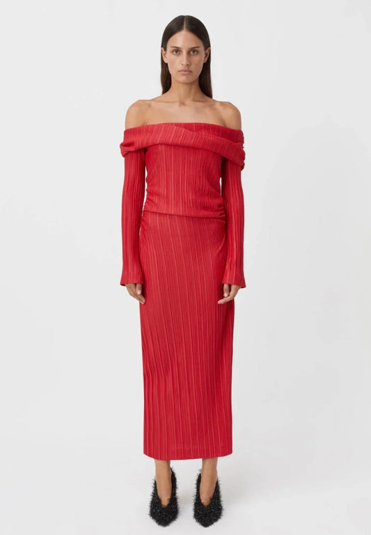 CAMILLA AND MARC SHAW DRESS IN RED SIZE 10