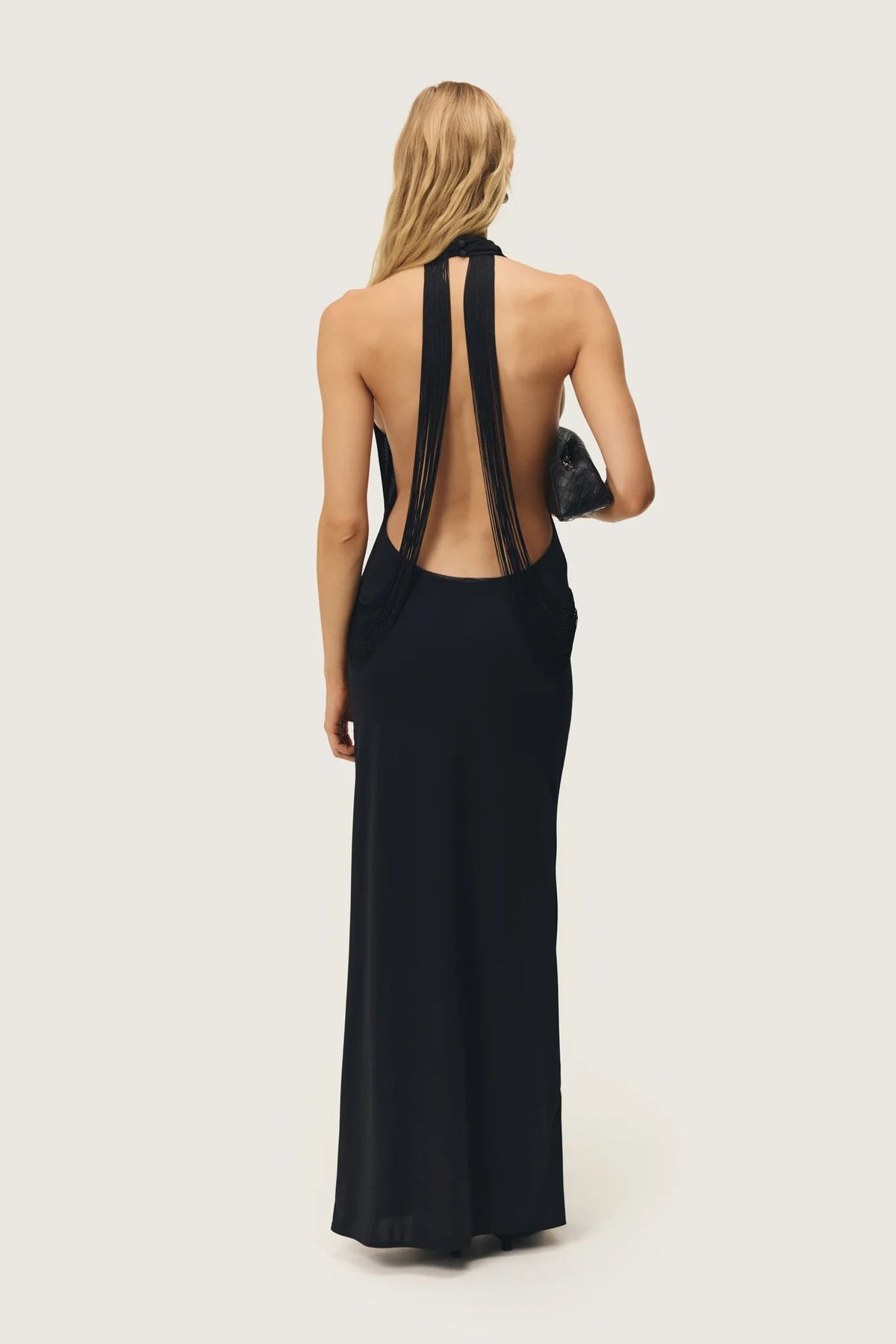 ARCINA ORI JEAN DRESS BLACK SIZE 8