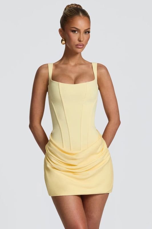 BABYBOO CORNELIA MINI DRESS YELLOW SIZE 8, 10