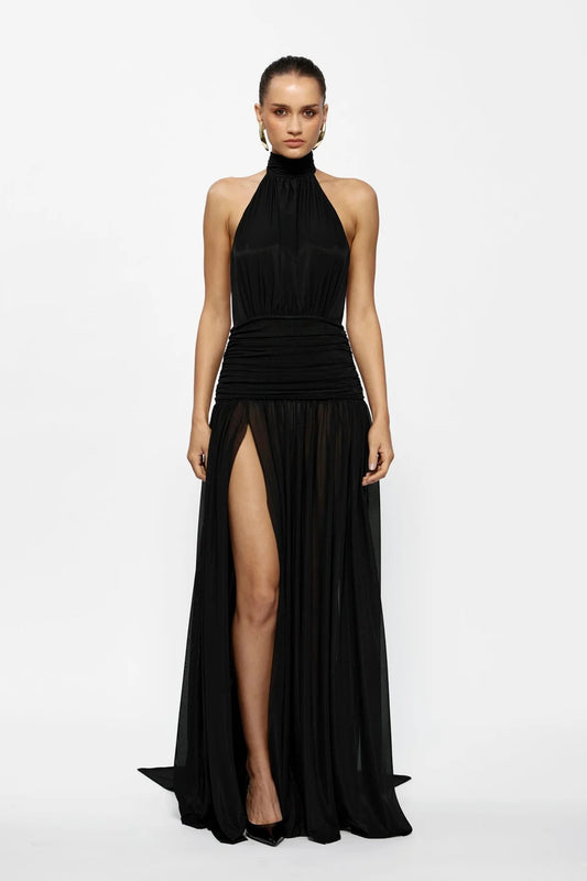 EFFIE KATS VERITY GOWN BLACK SIZE 6, 8