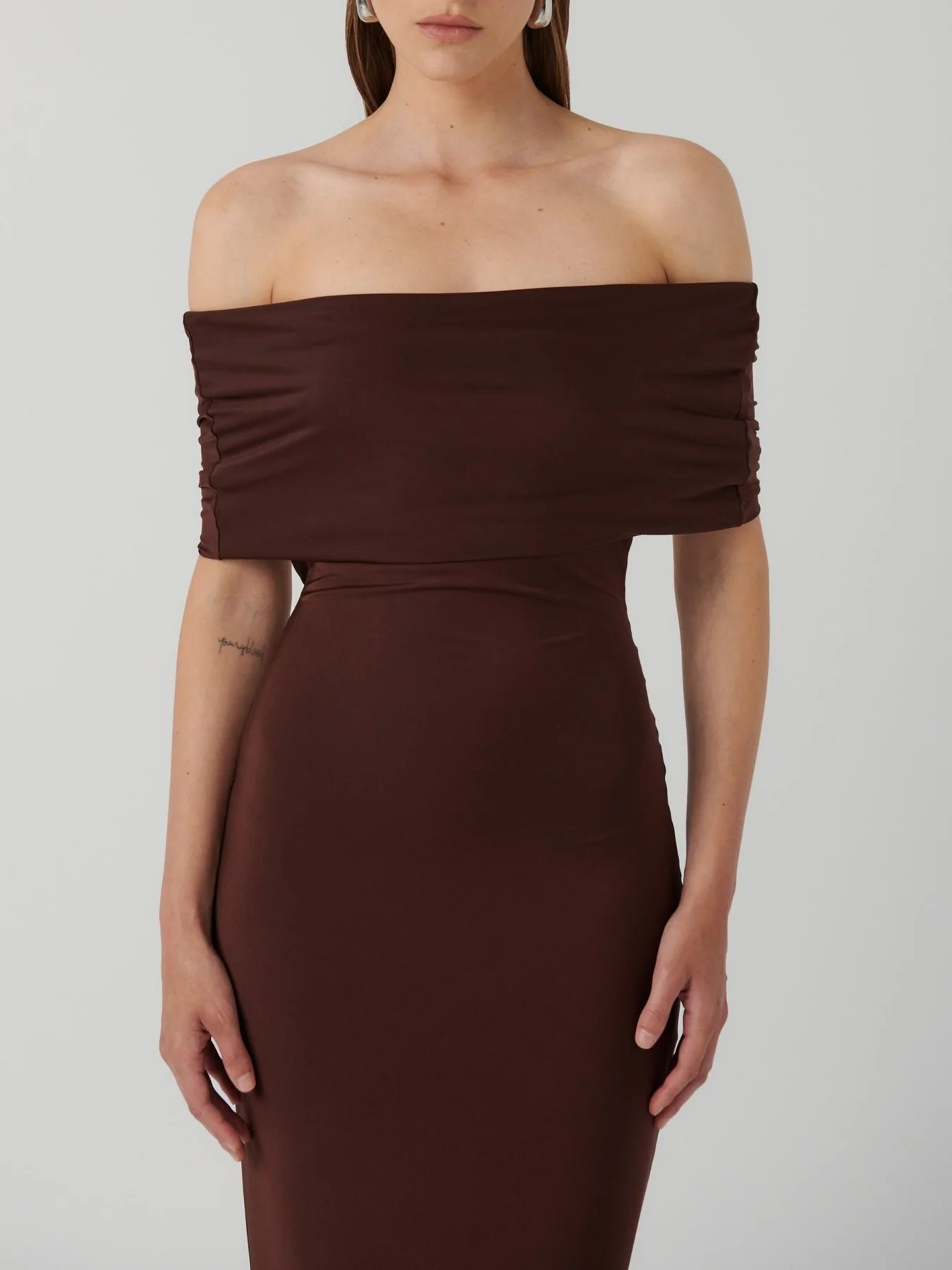 EFFIE KATS VIELA GOWN COCOA SIZE 6, 8, 10